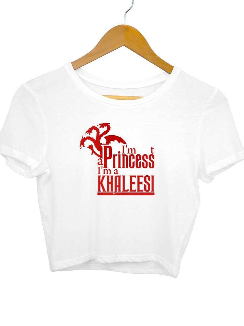 KHALEESI GAME OF THRONES CROP TOP FOR WOMEN - Insane Tees