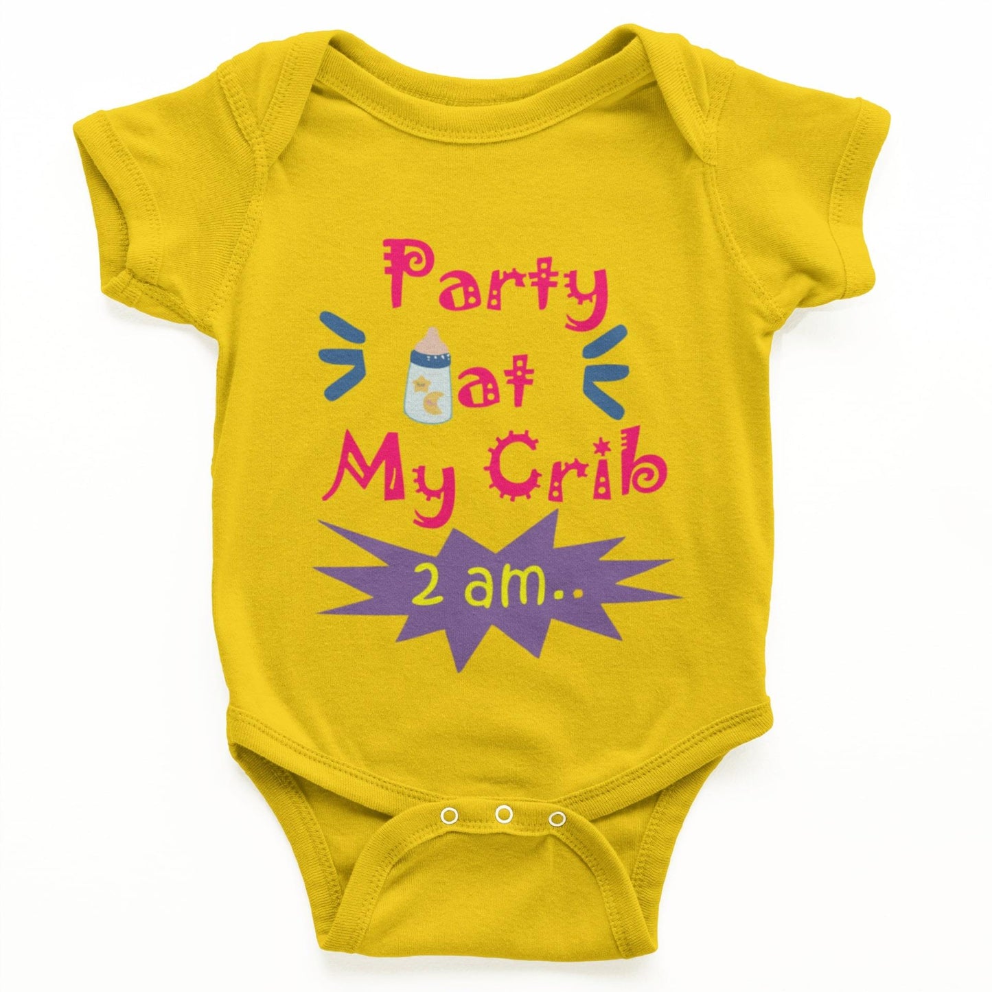 thelegalgang,Party at my crib Rompers for Babies,.