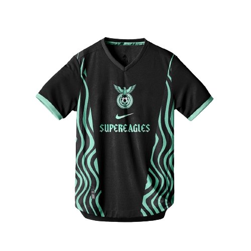 Custom Football JerseyKit - Nigeria Super Eagles Concept Green Black Jersey Limited Edition