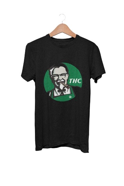thelegalgang,Stoner KFC THC T-shirt for Men,.