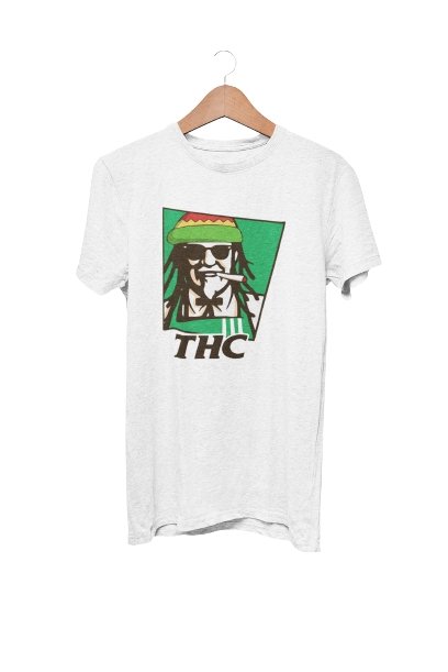 thelegalgang,Stoner KFC THC Rastafari T-shirt for Men,.
