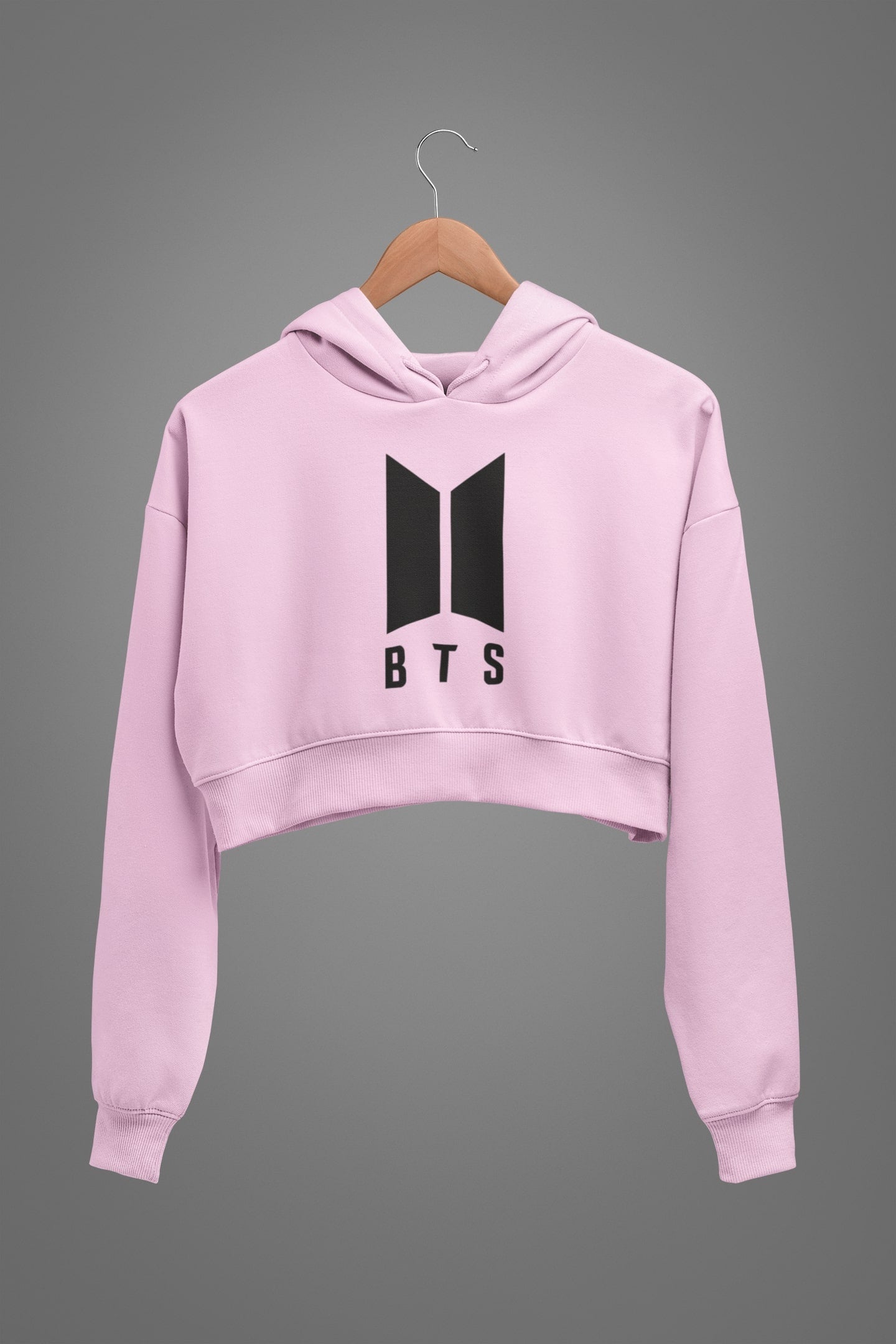 thelegalgang,BTS Logo Crop Hoodies,.