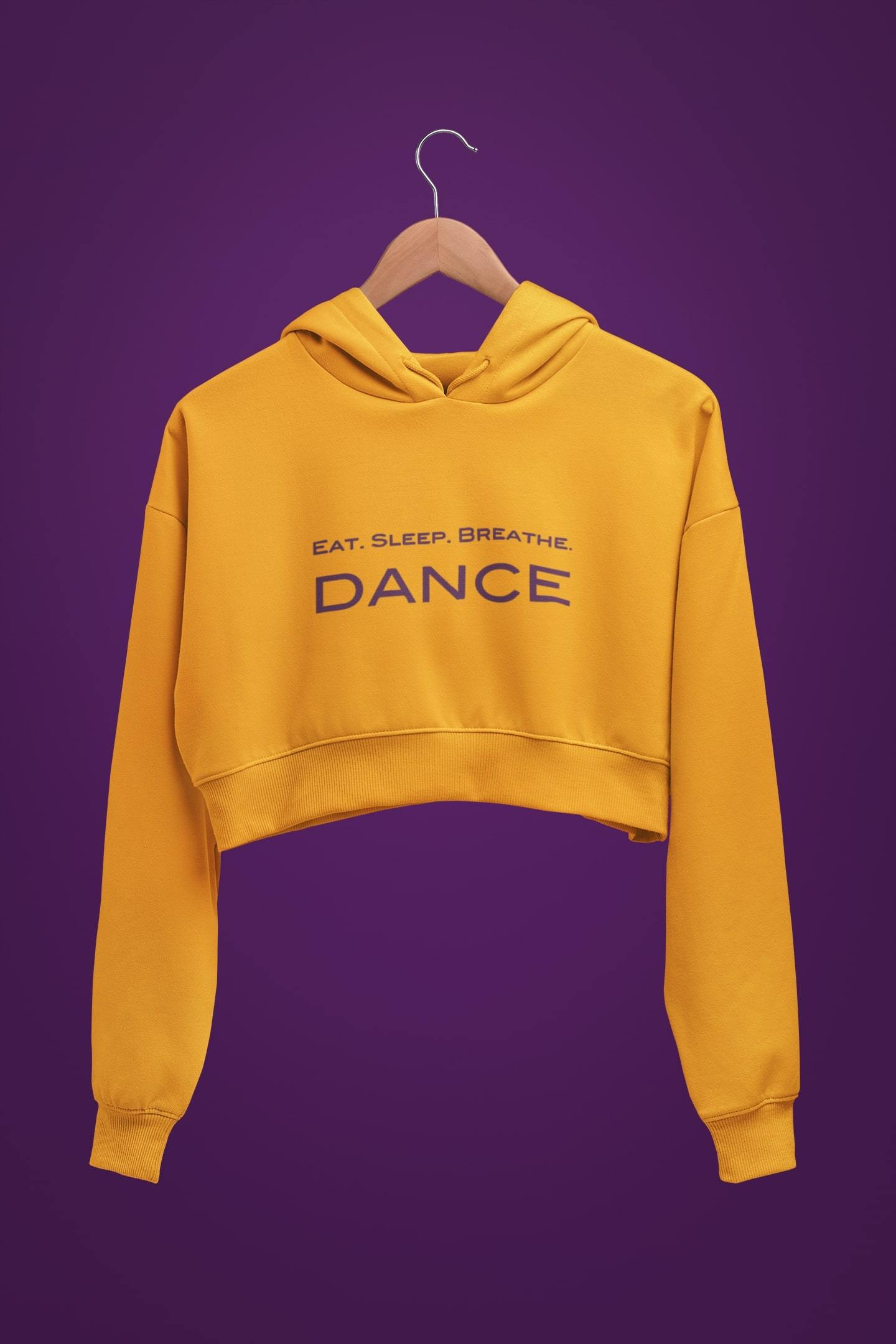 thelegalgang,Eat Sleep Dance Graphic Crop Hoodies,.