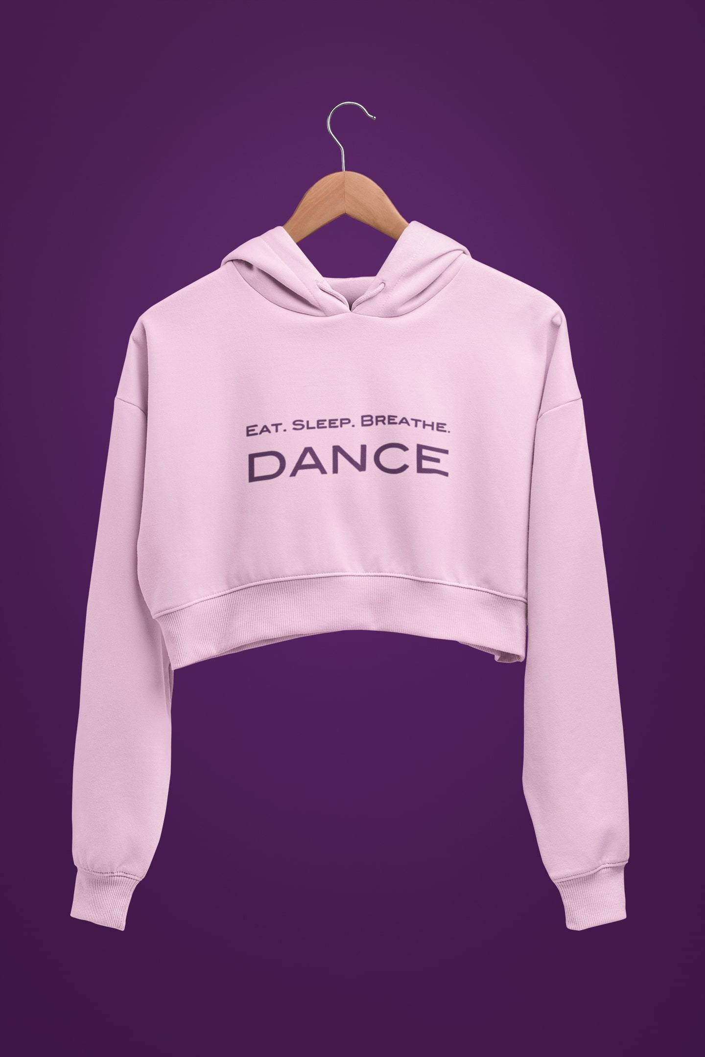 thelegalgang,Eat Sleep Dance Graphic Crop Hoodies,.