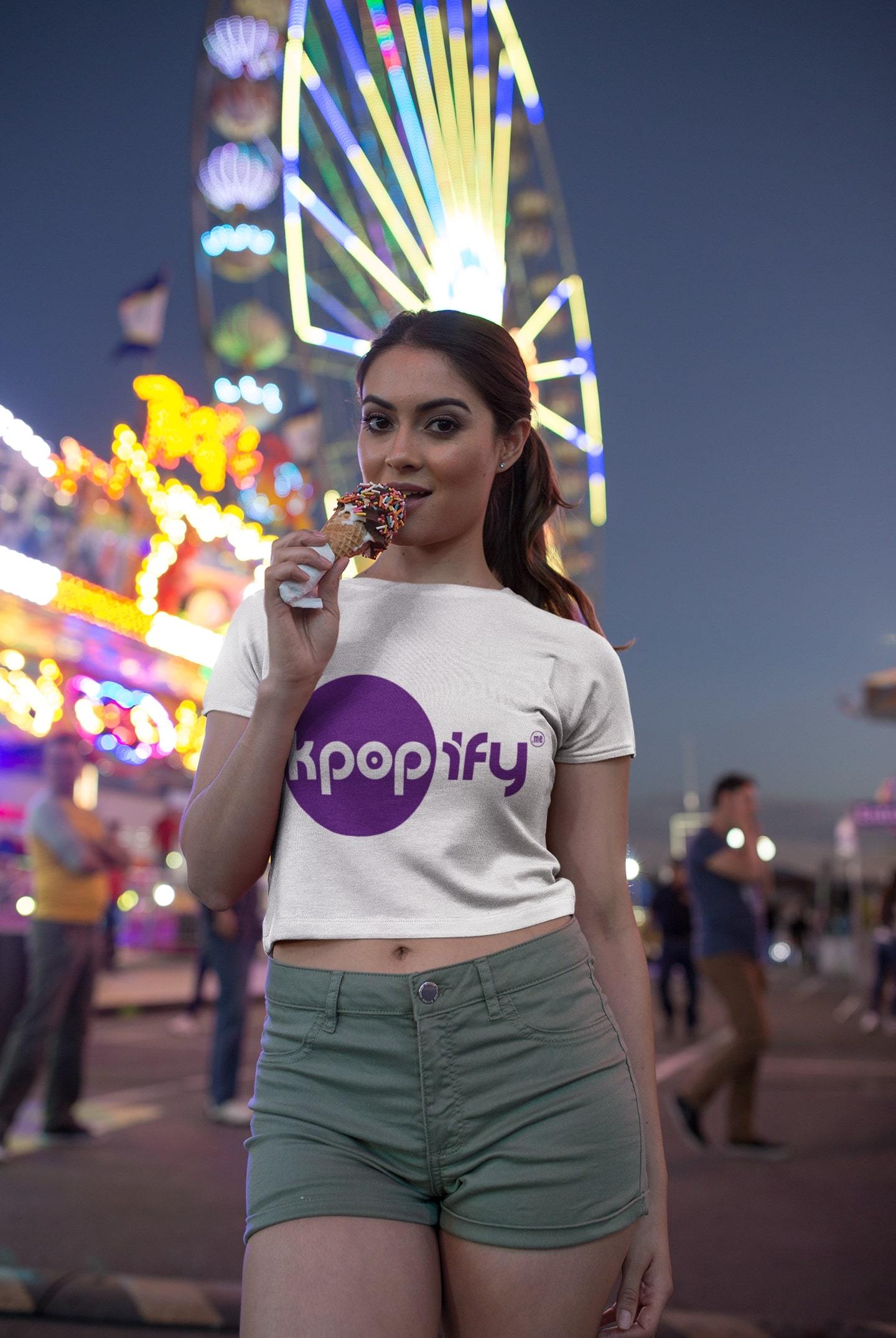 thelegalgang,KPOP Spotify Crop Top for Women,CROP TOP.
