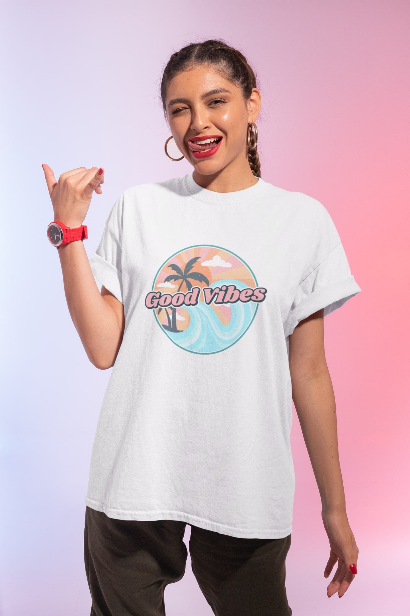 Good Vibes - Unisex Oversized T-shirt