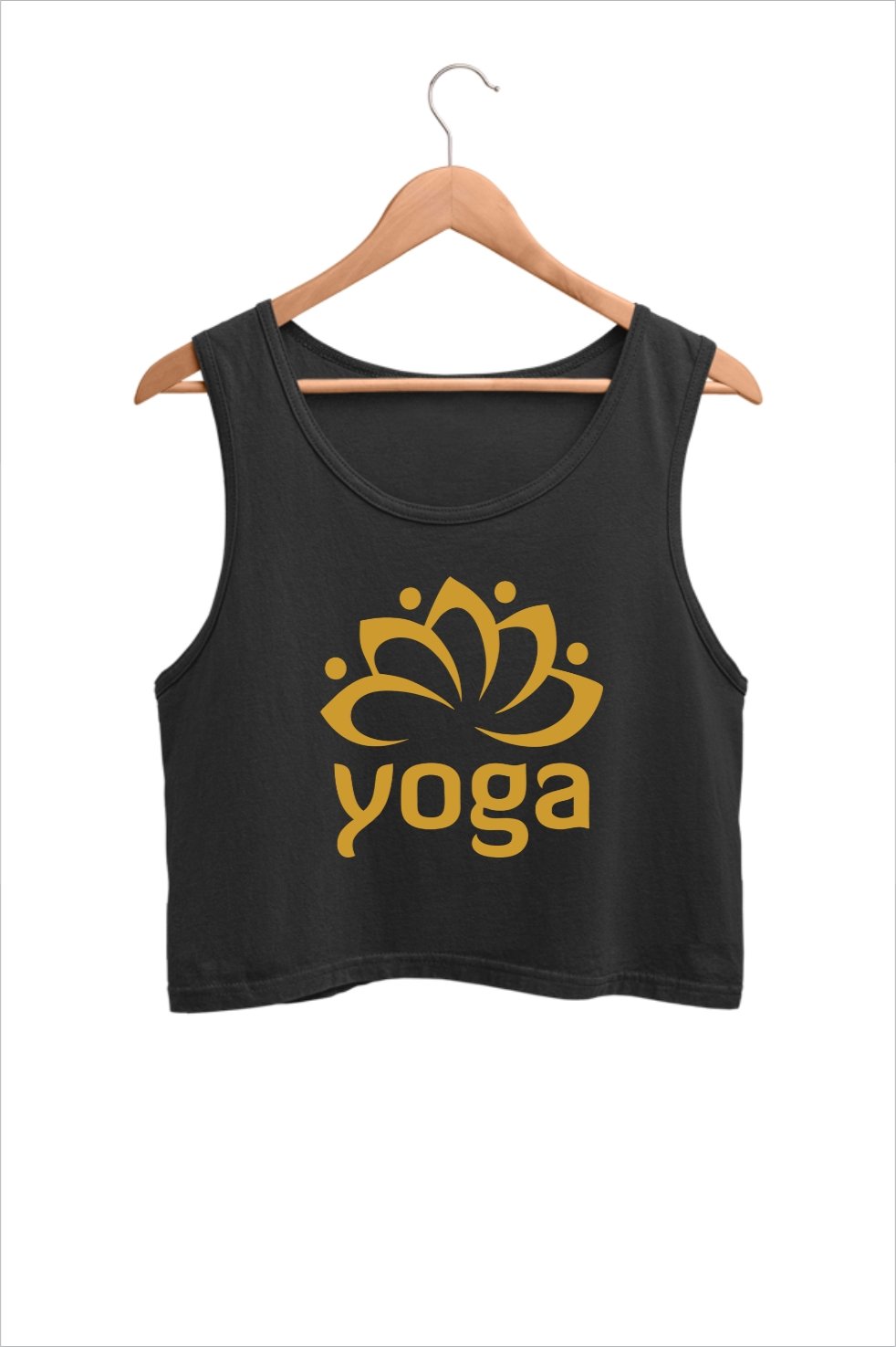 Graphic Yoga Design Crop Tank Top