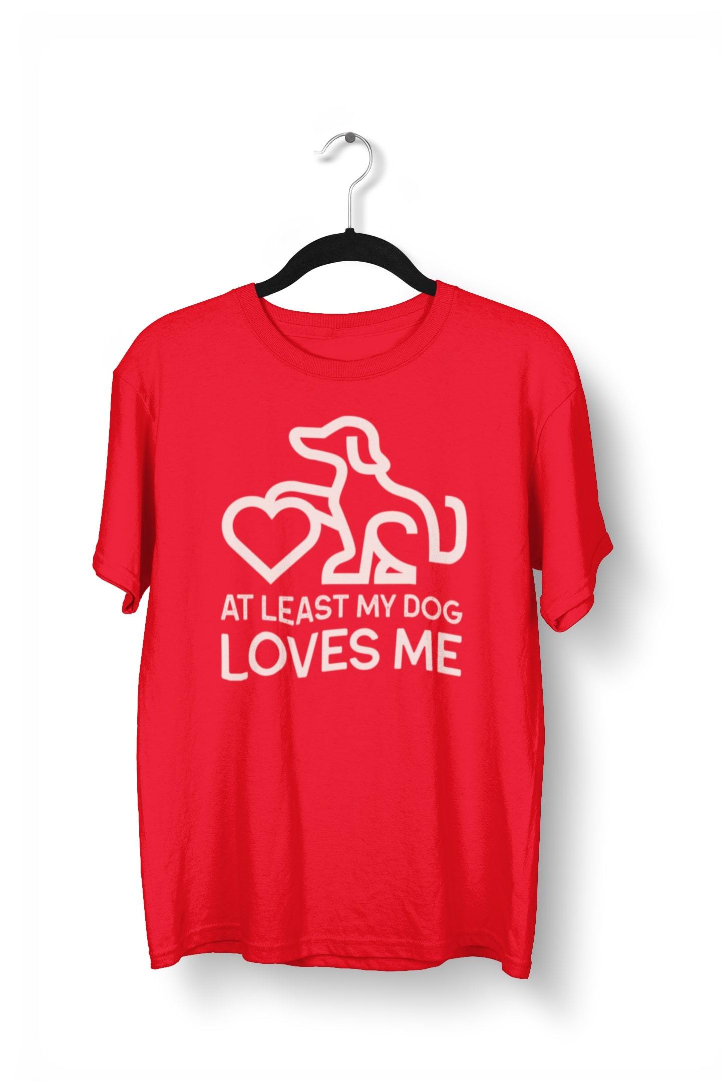 My Dog Loves me Printed T-Shirt