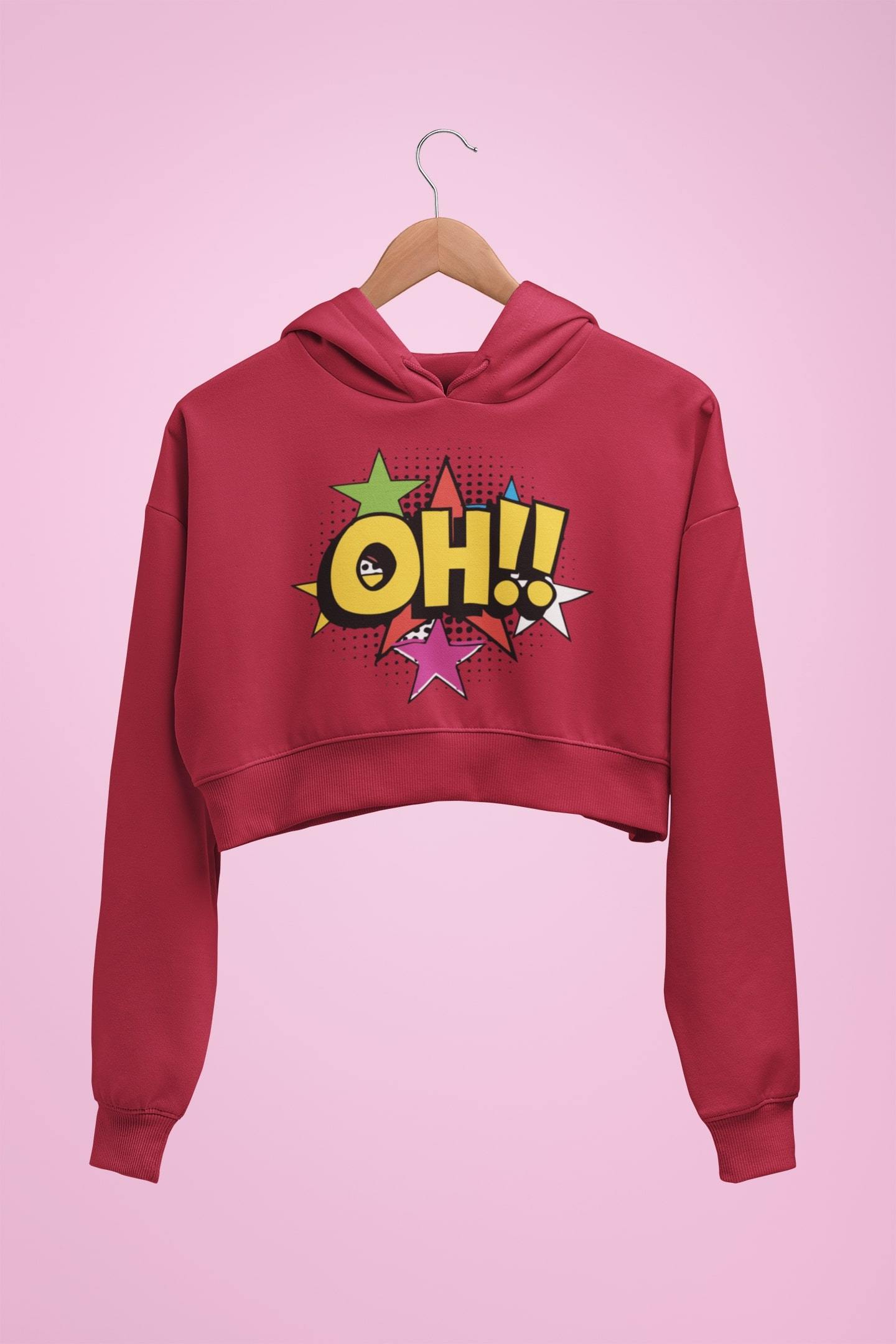 thelegalgang,Pop Art Graphic Crop Hoodies,.