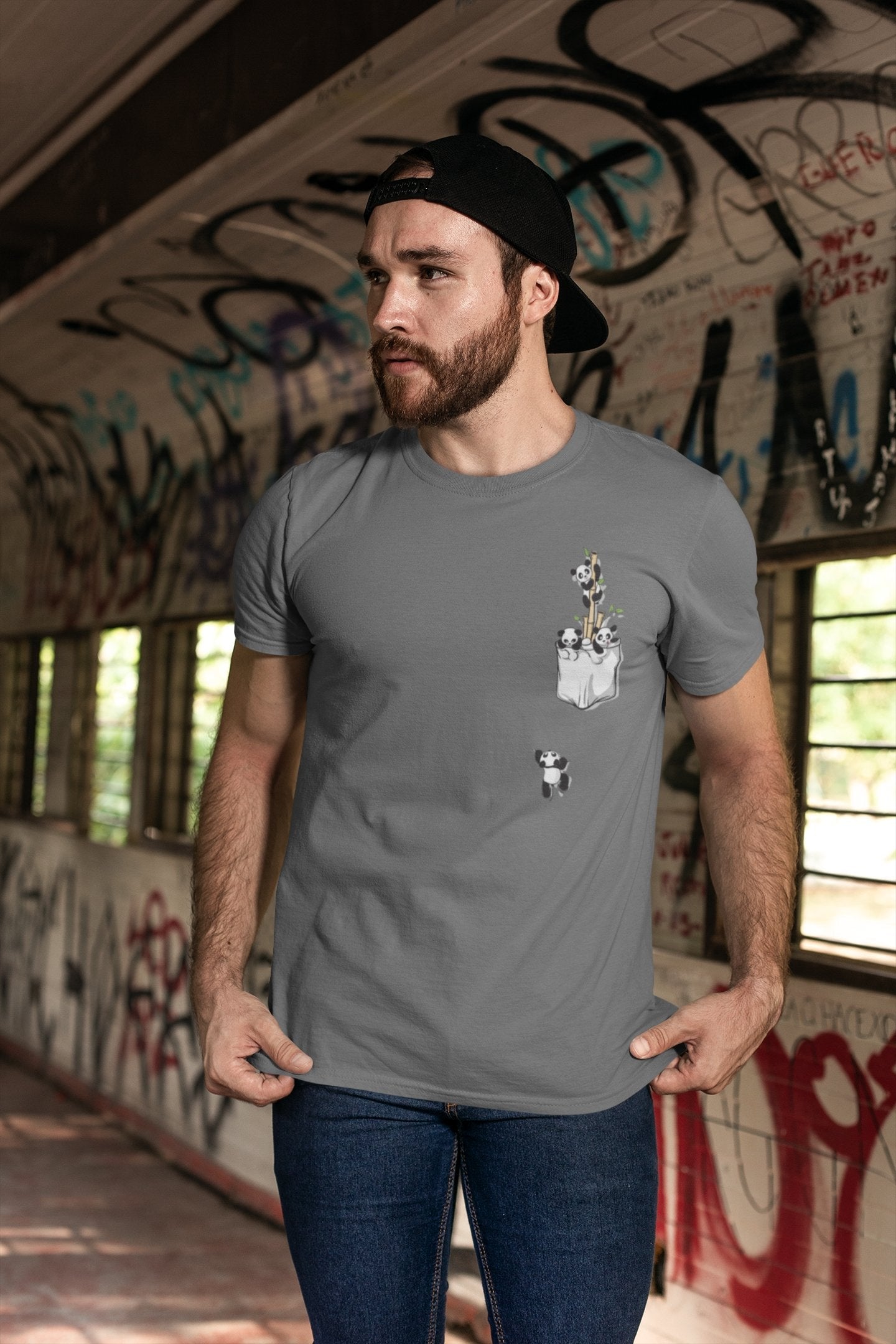 Roaring T-Rex Pocket Tee - Insane Tees
