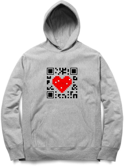 Heart In QR Code Hoodie - Insane Tees