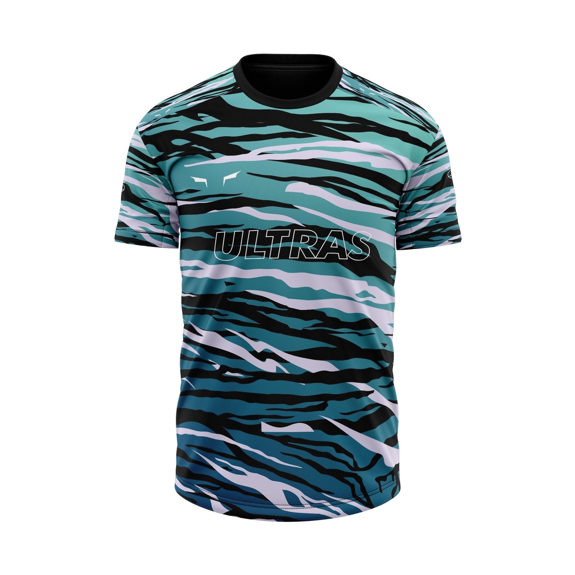 thelegalgang,Indian Ultras - Reactive Turquoise Blue Concept Football Jersey,JERSEY.
