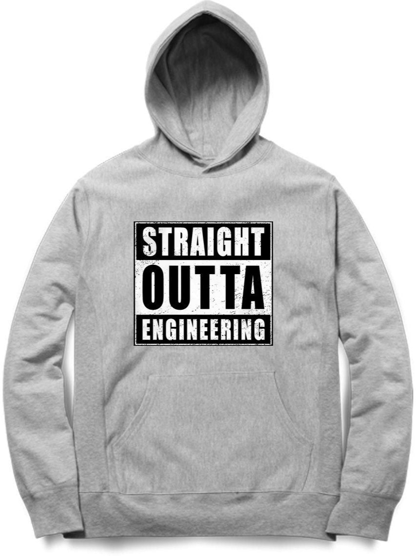 Straight Outta Engineering Hoodie for Men - Insane Tees