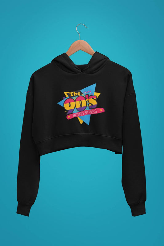 thelegalgang,90s Graphic Crop Hoodies,.