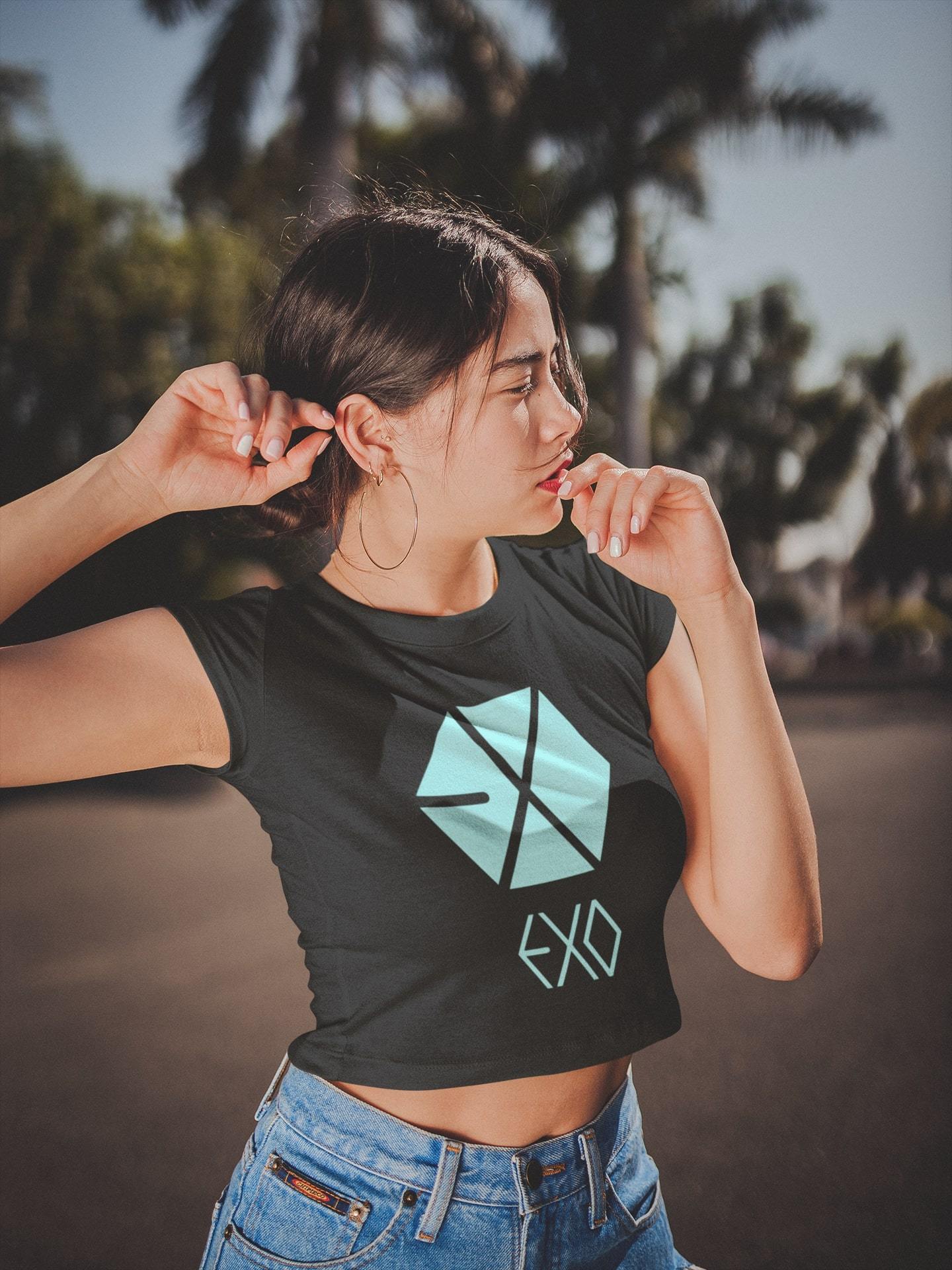 thelegalgang,KPOP EXO Crop Top for Women,CROP TOP.