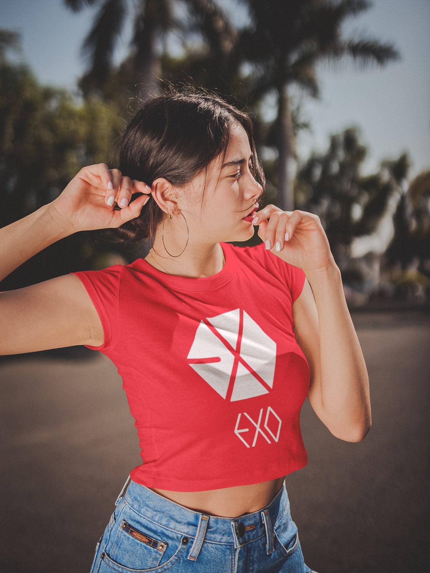 thelegalgang,KPOP EXO Crop Top for Women,CROP TOP.