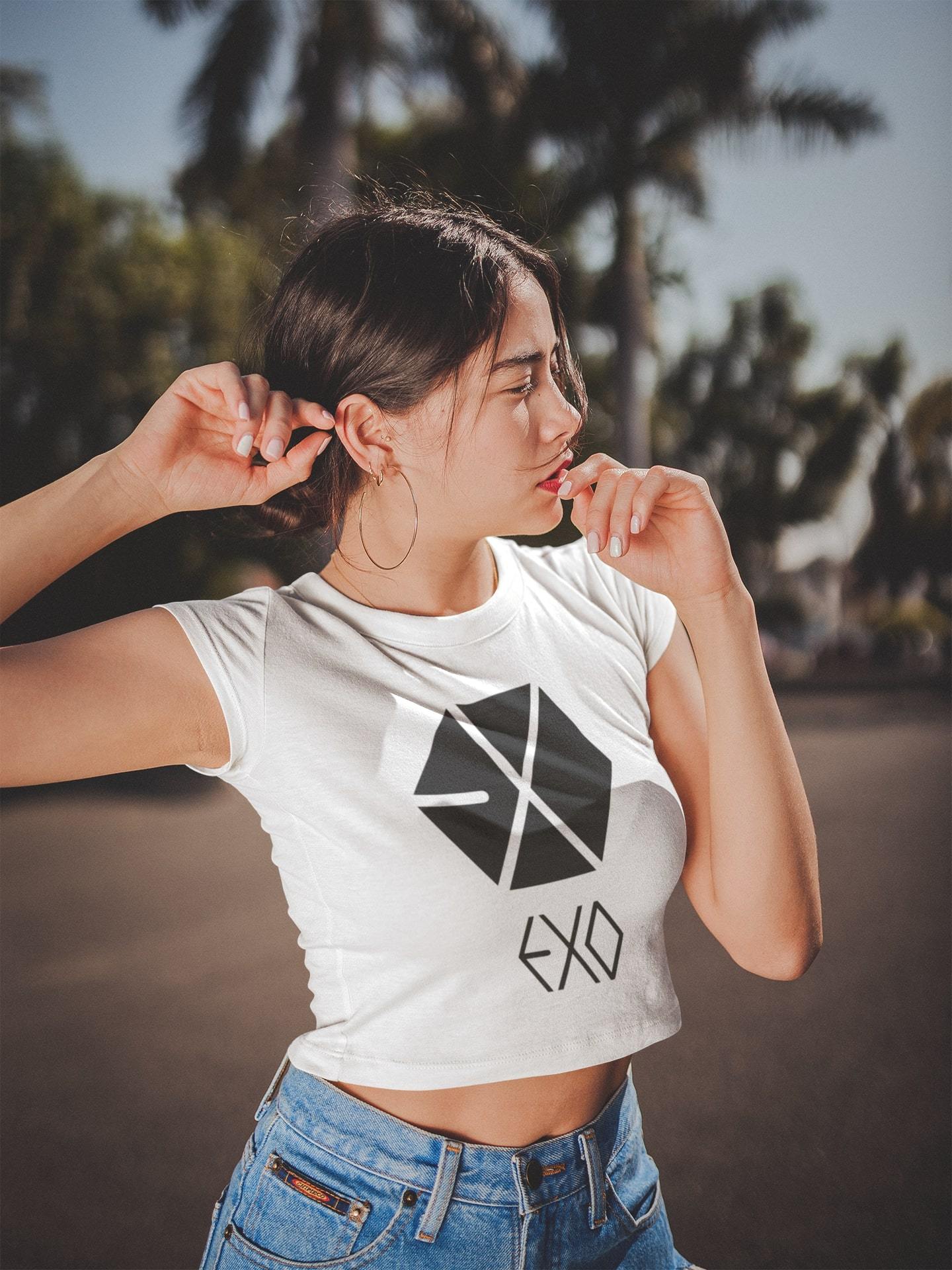 thelegalgang,KPOP EXO Crop Top for Women,CROP TOP.
