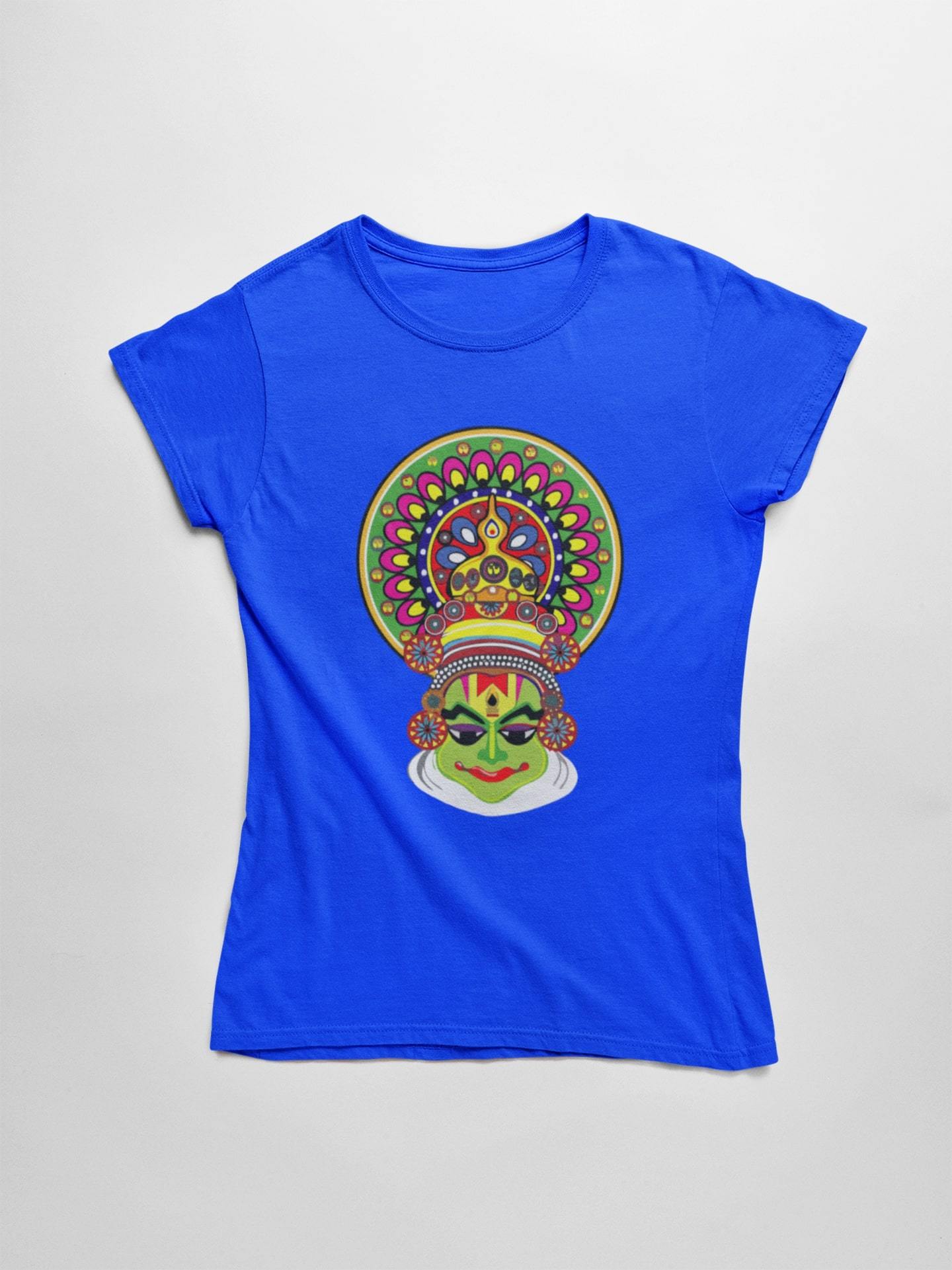 thelegalgang,Kathakali Inspired Kerela Dance T shirt for Women,WOMEN.