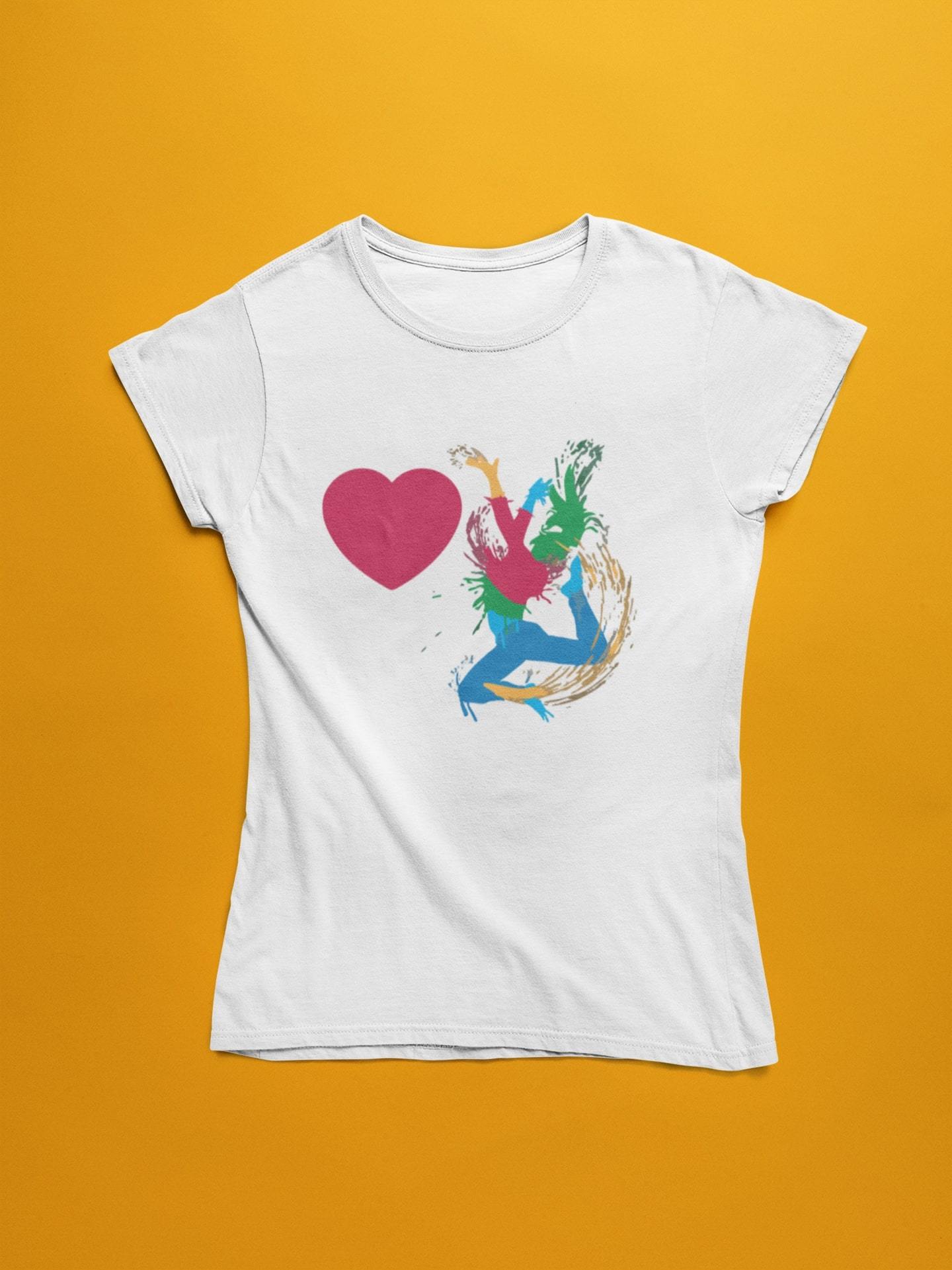 thelegalgang,Love Dance Graphic T shirt for Women,WOMEN.