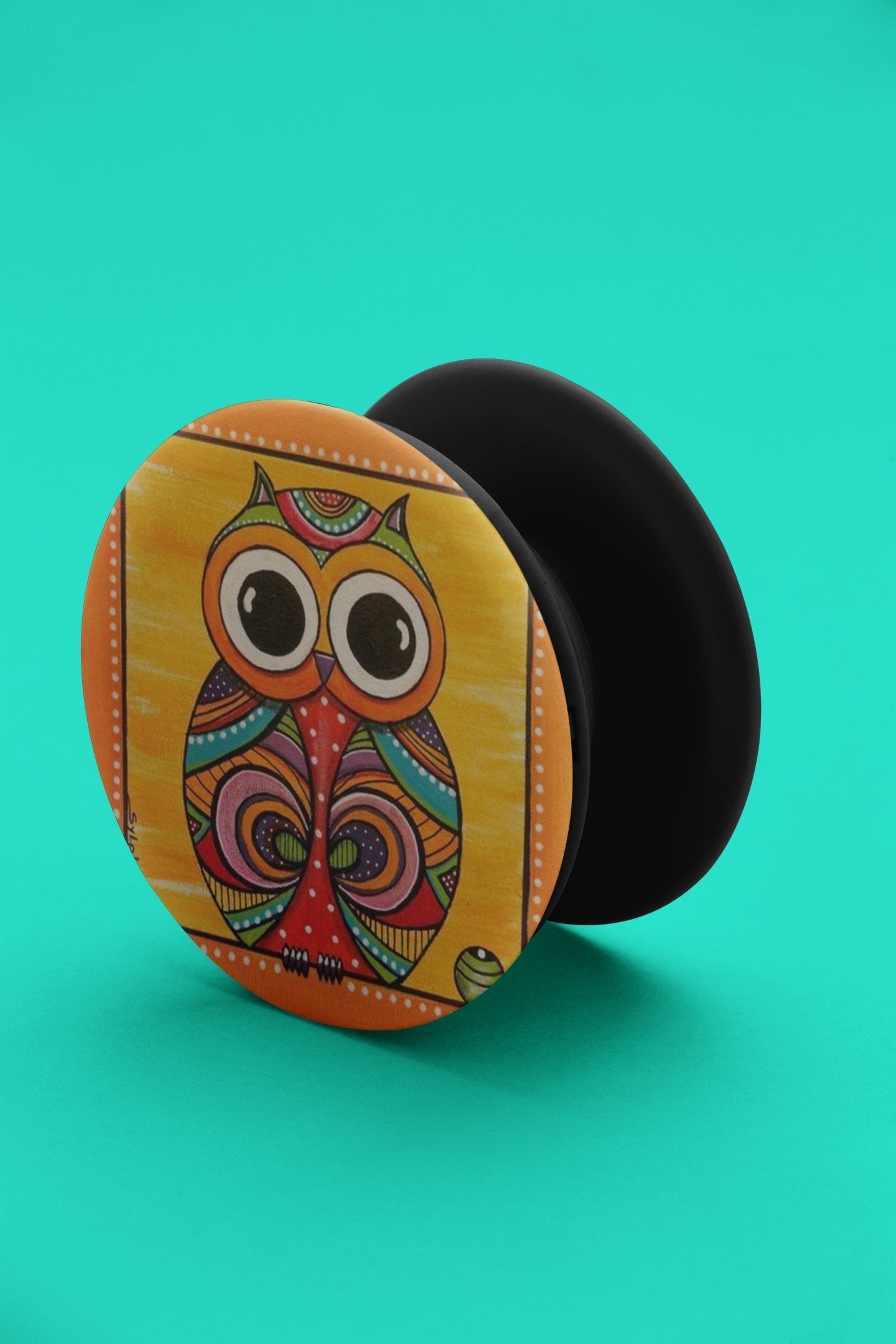 thelegalgang,Owl Indian Art Design Pop Grip,POP GRIPS.