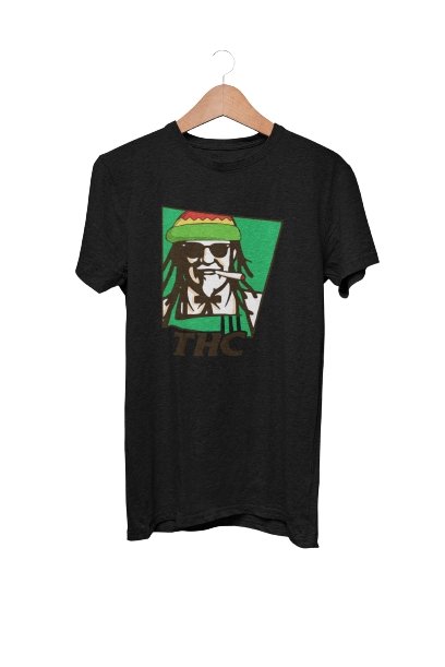 thelegalgang,Stoner KFC THC Rastafari T-shirt for Men,.