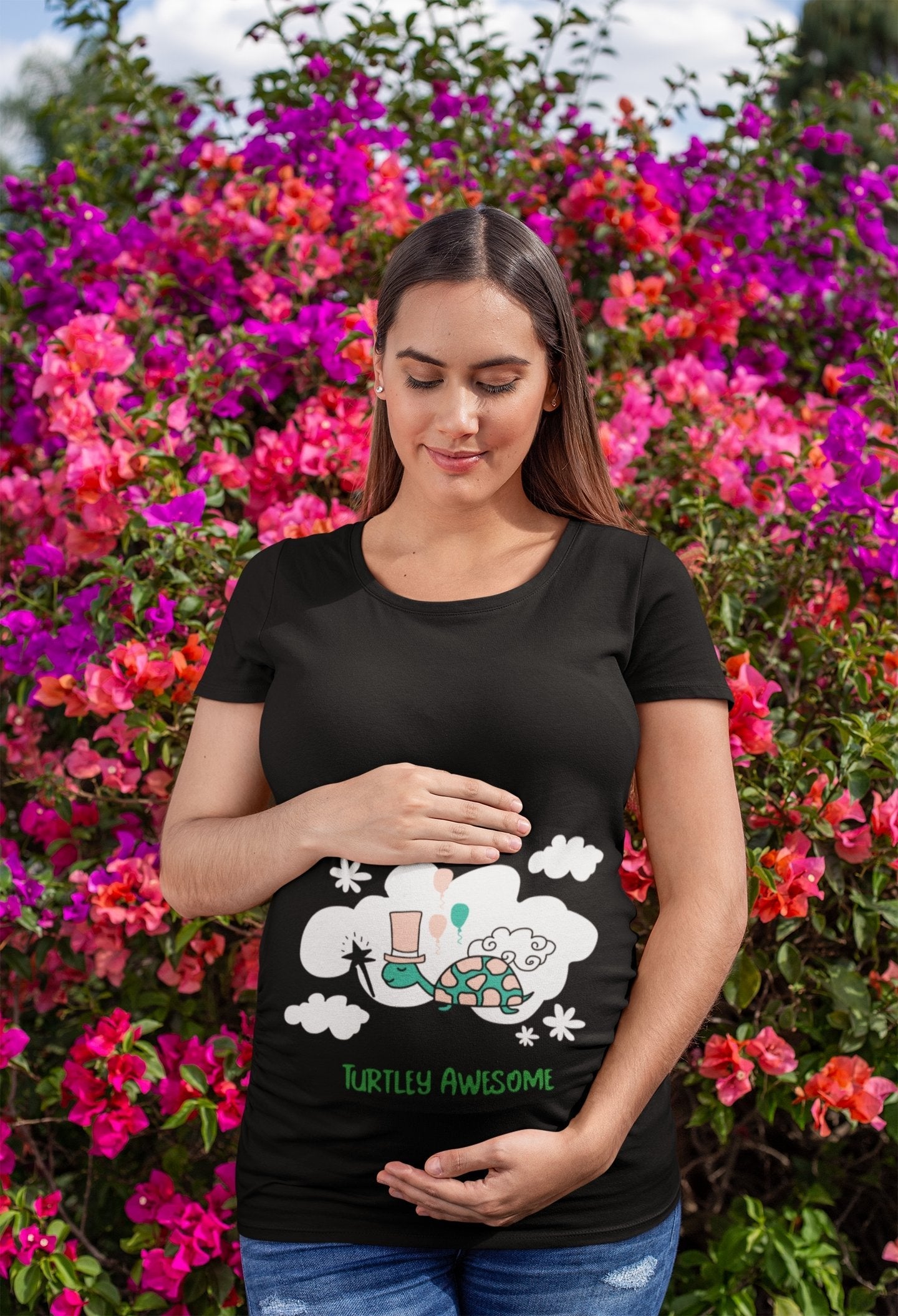 thelegalgang,Turtley Awesome Maternity T shirt,WOMEN.
