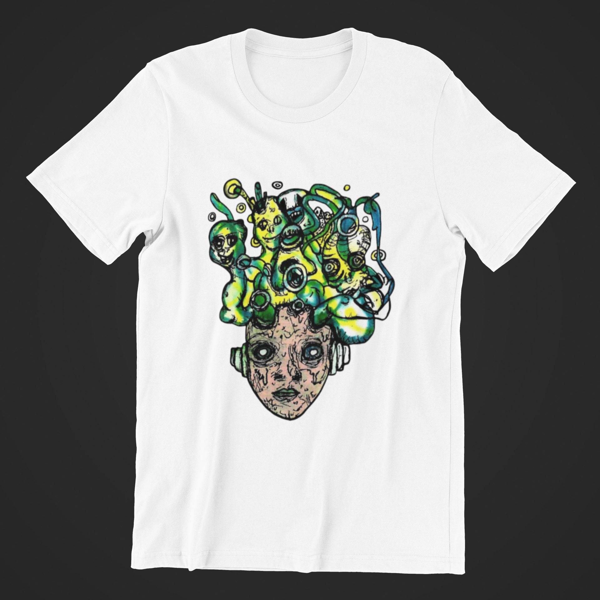 Creepy Psychedelic Inspired T shirt for Men - Insane Tees