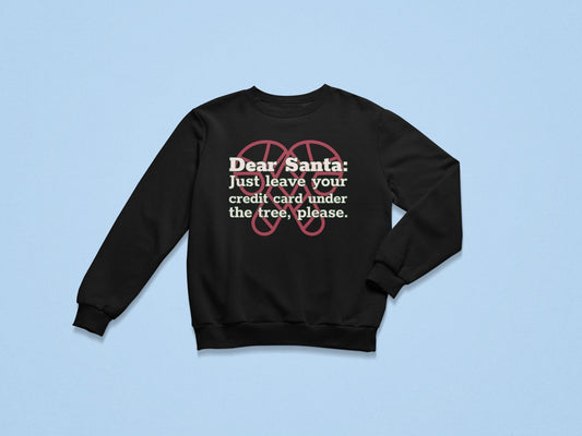 Dear Santa Funny Quote Sweatshirt