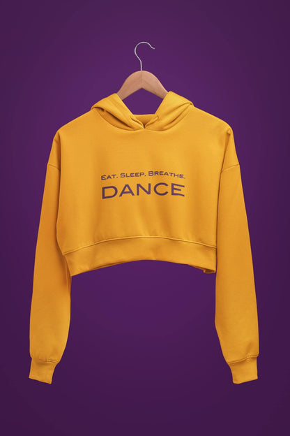 thelegalgang,Eat Sleep Dance Graphic Crop Hoodies,.