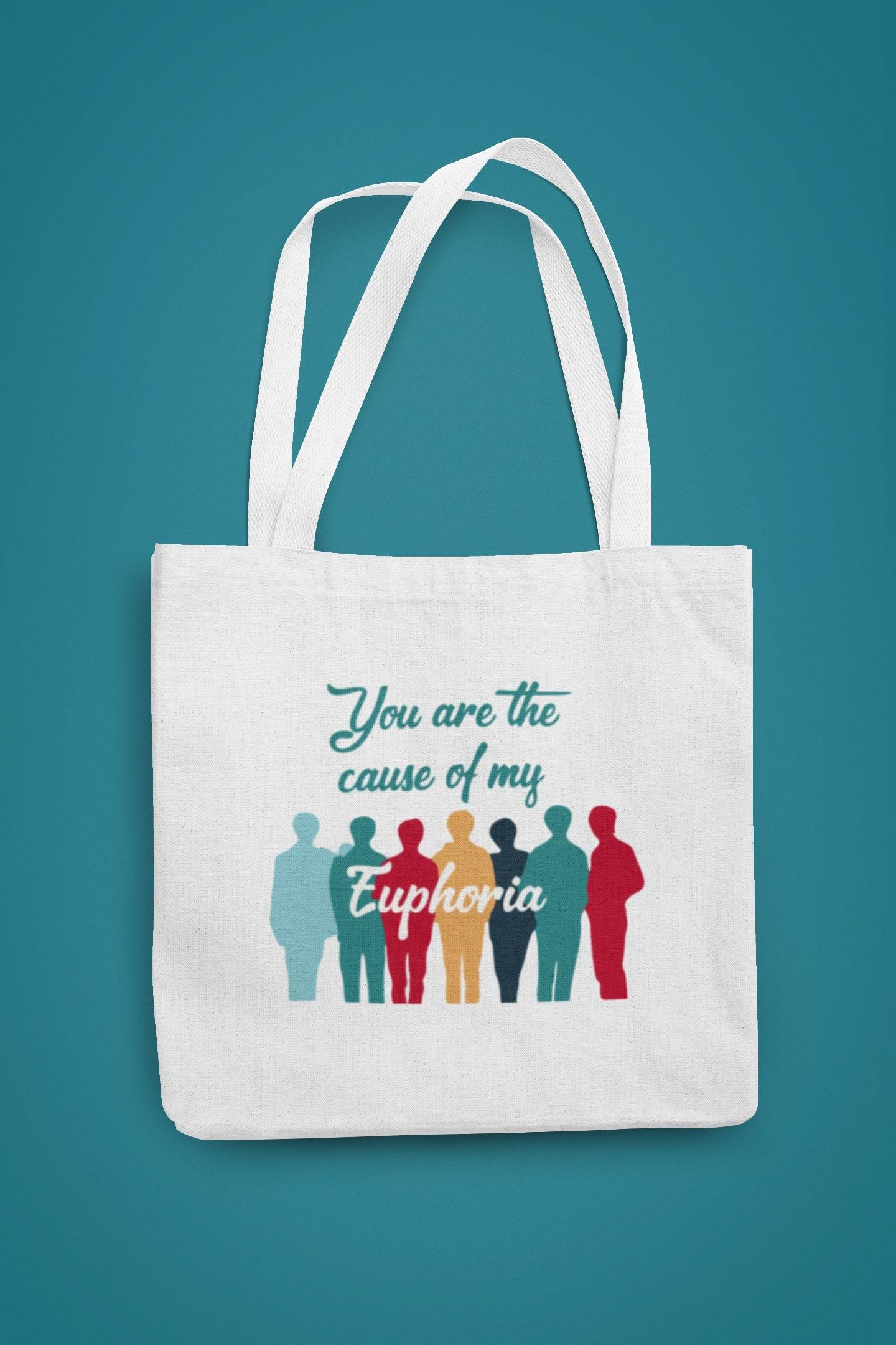 thelegalgang,Euphoria BTS Canvas Tote Bag,.