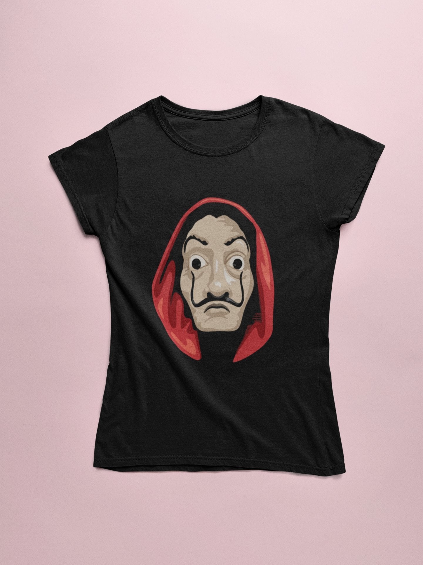 La Casa De Papel Mask Graphic T Shirt for Women - Insane Tees