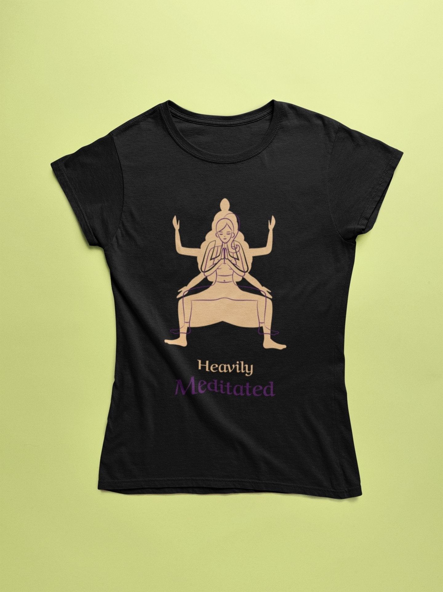 thelegalgang,Heavily Meditated Yoga T shirt for Women,WOMEN.