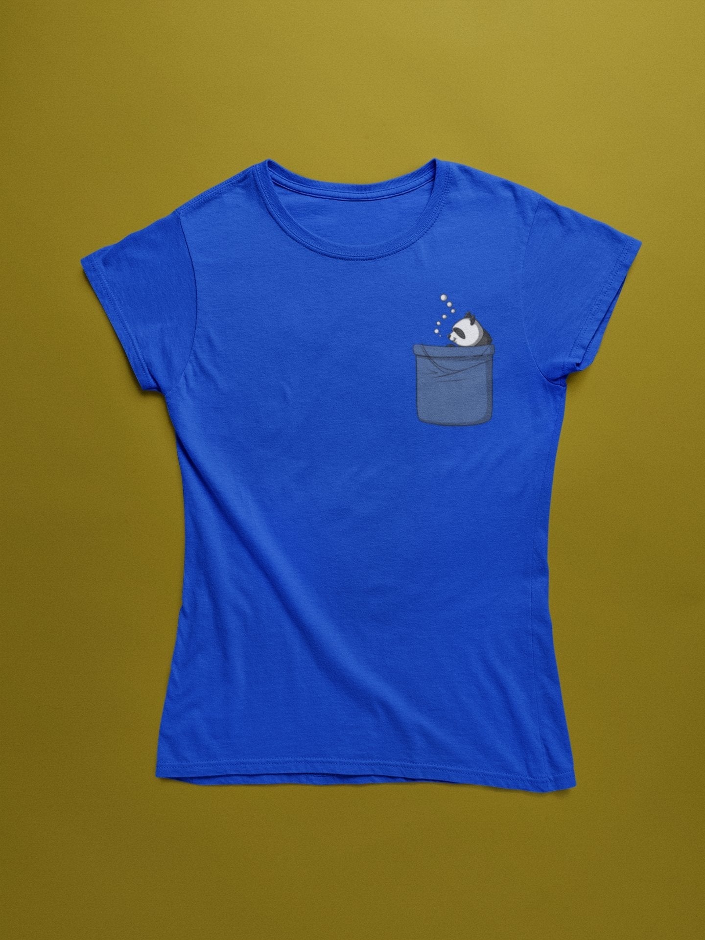 Panda in a Tub Pocket Tee - Insane Tees