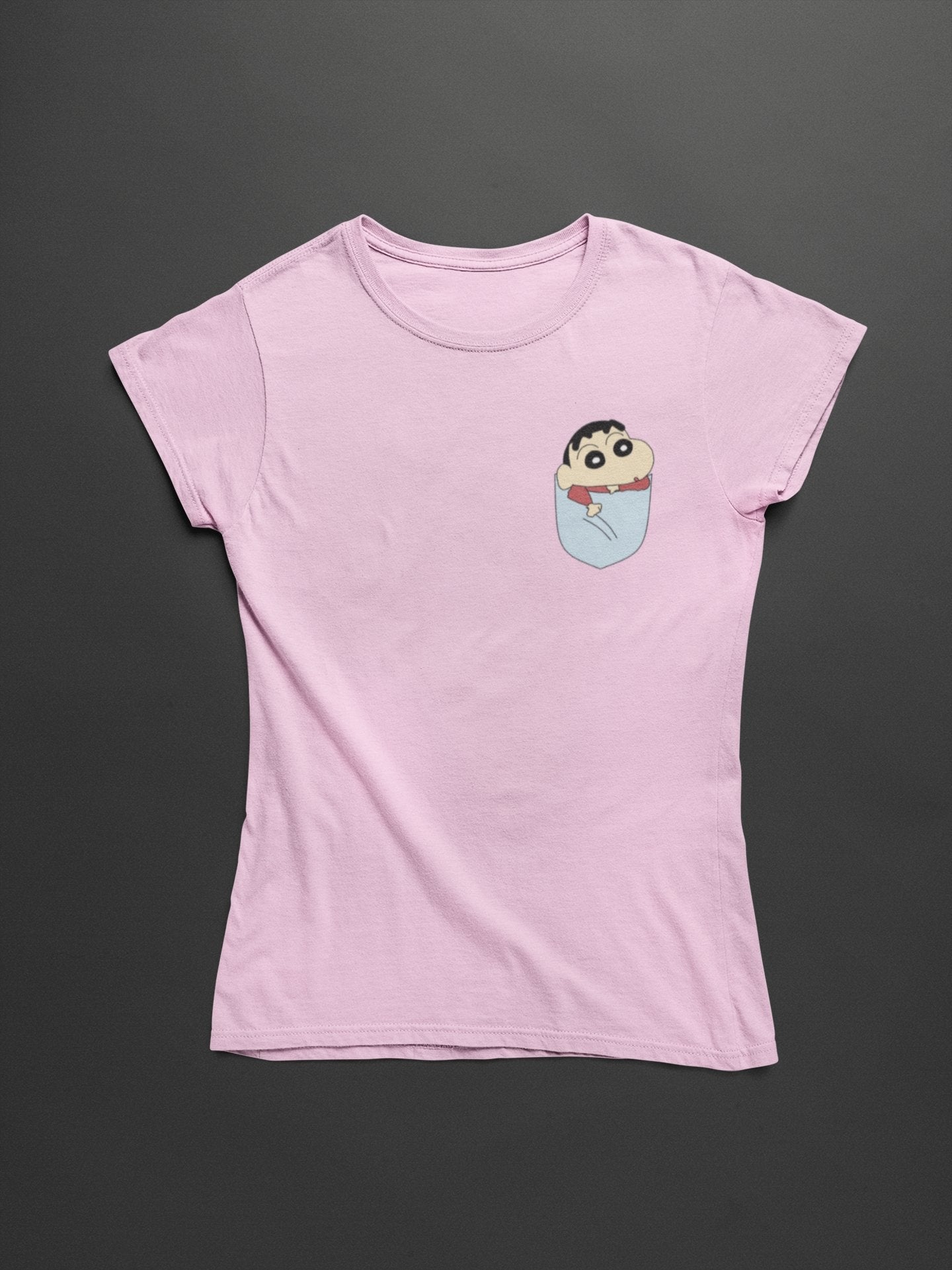 Shinchan Design Pocket Tee - Insane Tees