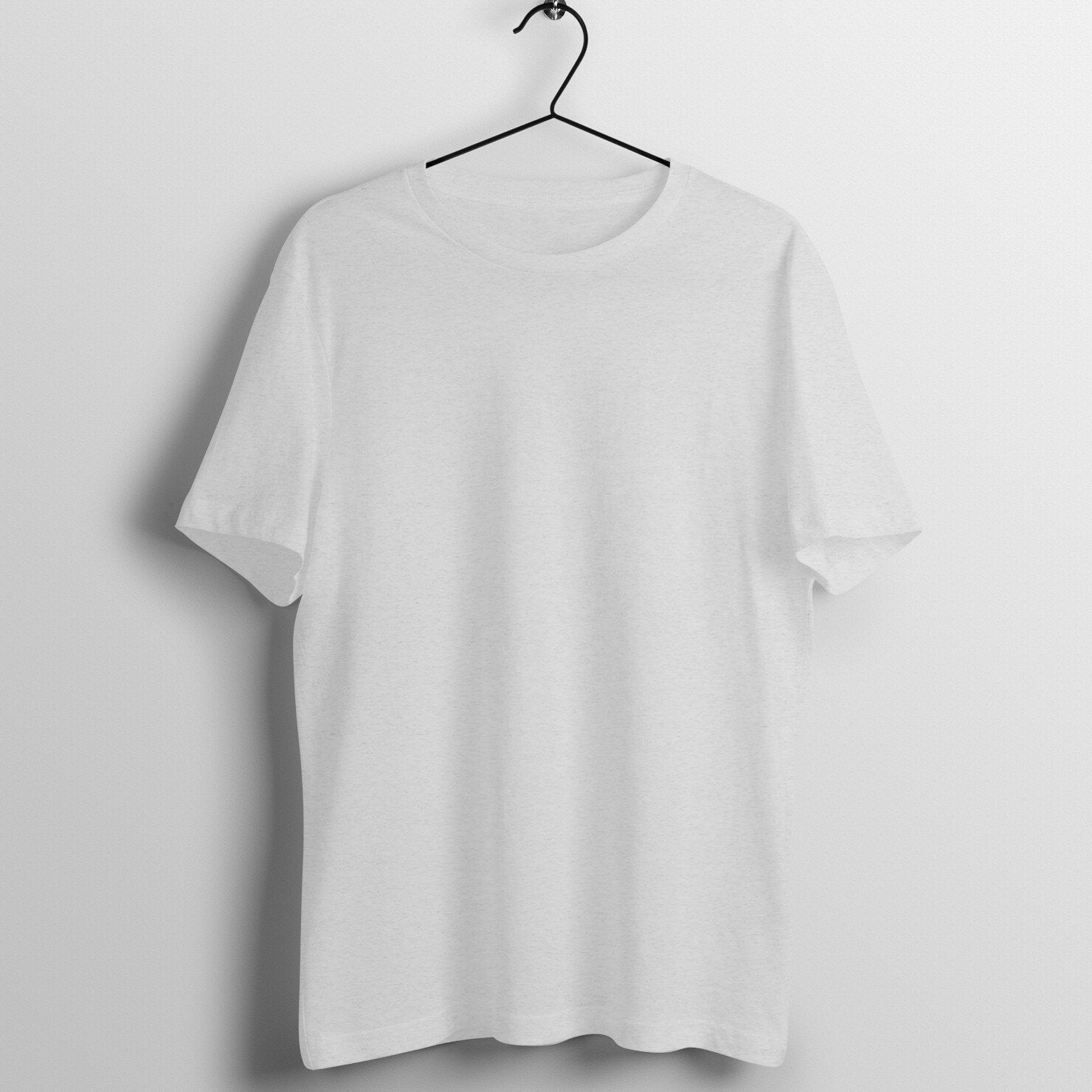 Melange Grey Half Sleeve T-Shirt - Insane Tees