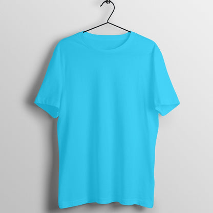 Sky Blue Half Sleeve T-Shirt - Insane Tees
