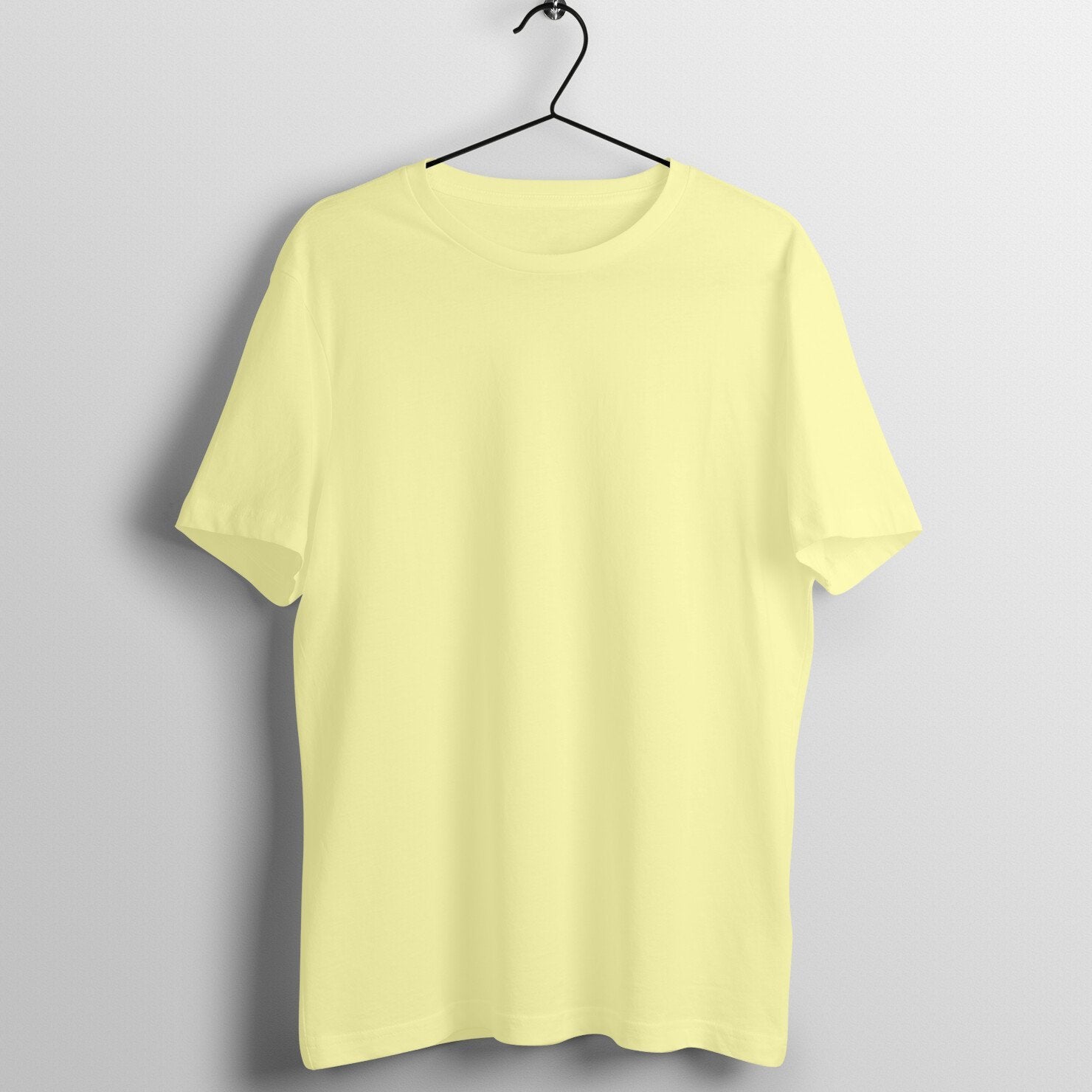 Butter Yellow Half Sleeve T-Shirt - Insane Tees