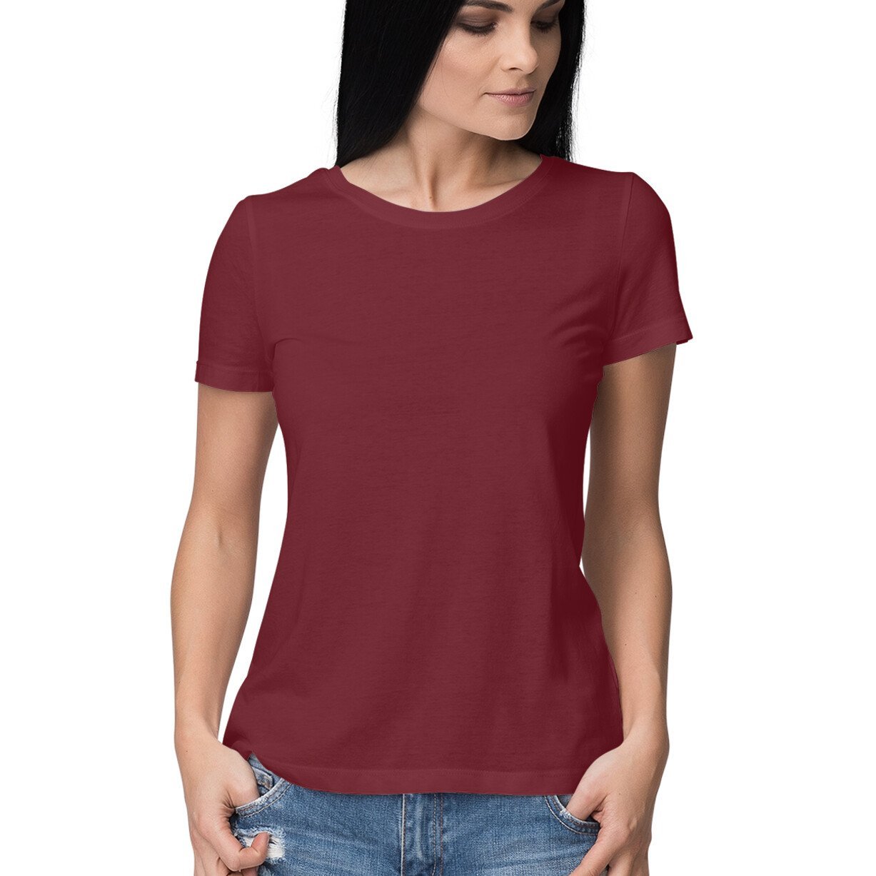 Maroon Half Sleeve T-Shirt - Insane Tees