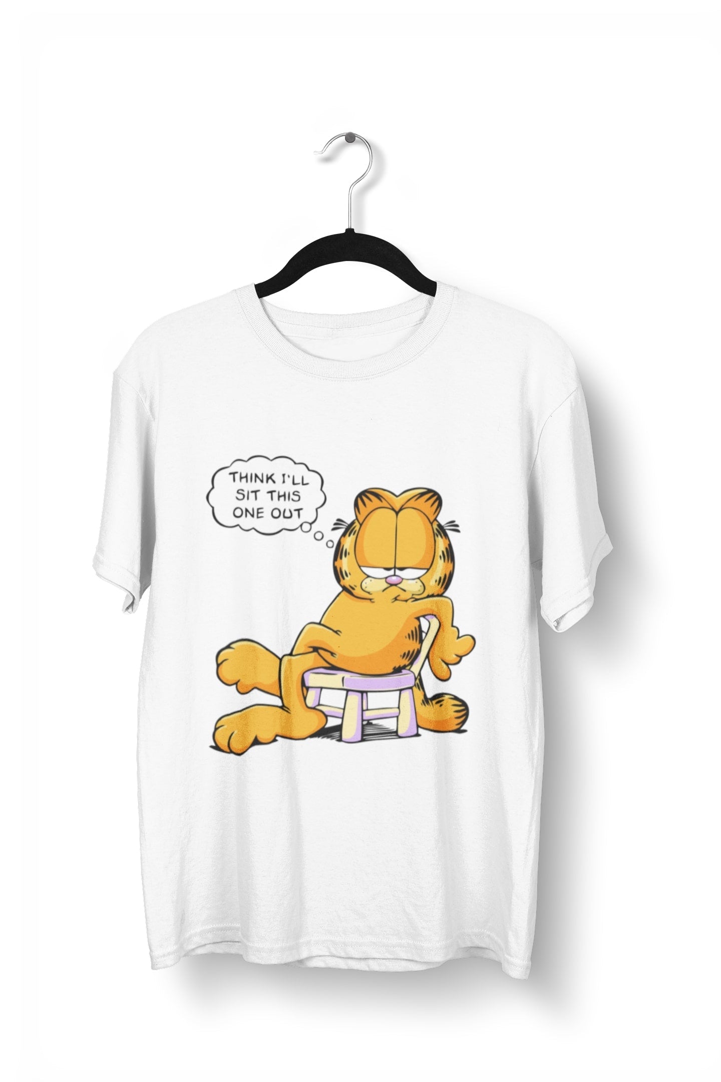 thelegalgang,Garfield - I will Sit This One T shirt for Men,MEN.