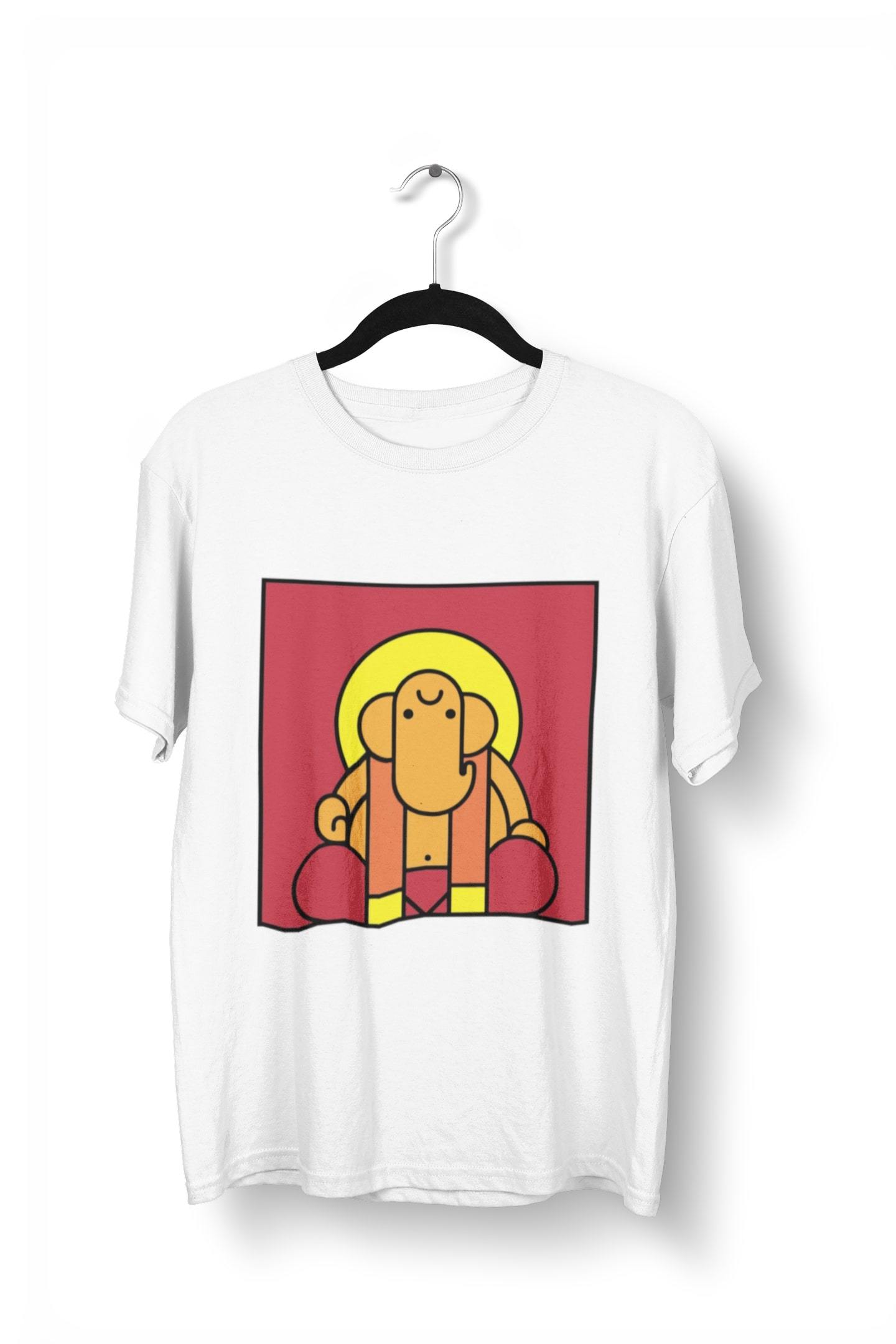 thelegalgang,Ganesha Block Art T-Shirt,MEN.