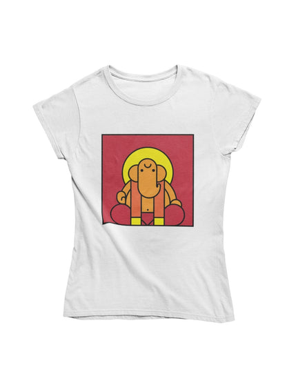 thelegalgang,Ganesha Block Art T-Shirt,WOMEN.