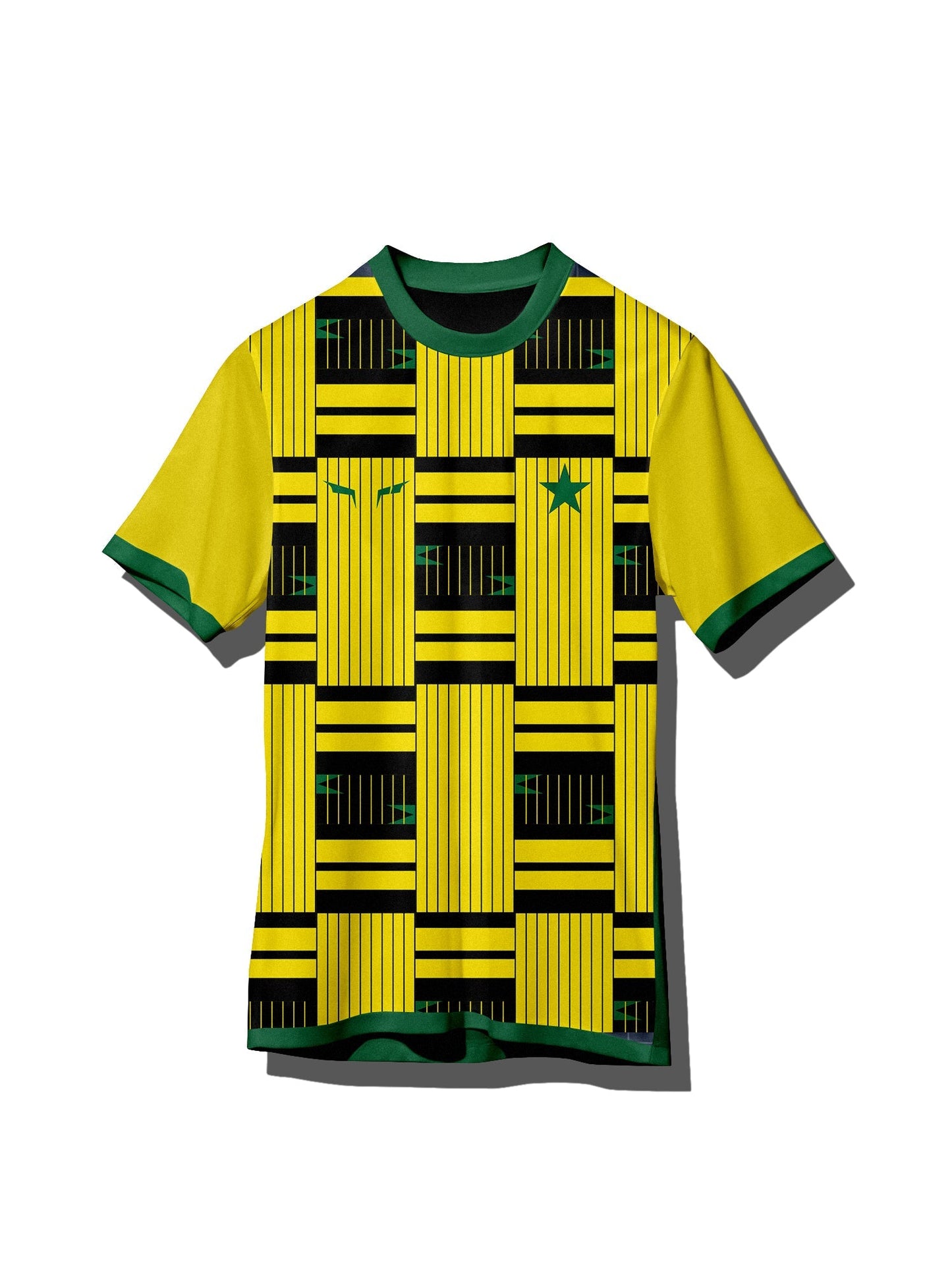Ultras Ghana 93' Yellow Concept Football Jersey Kit