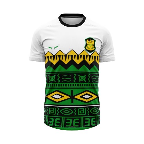Ultras Jamaican Tribal White Concept Football Jersey Kit