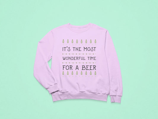Its Most Wonderful time for Beer Sweatshirt