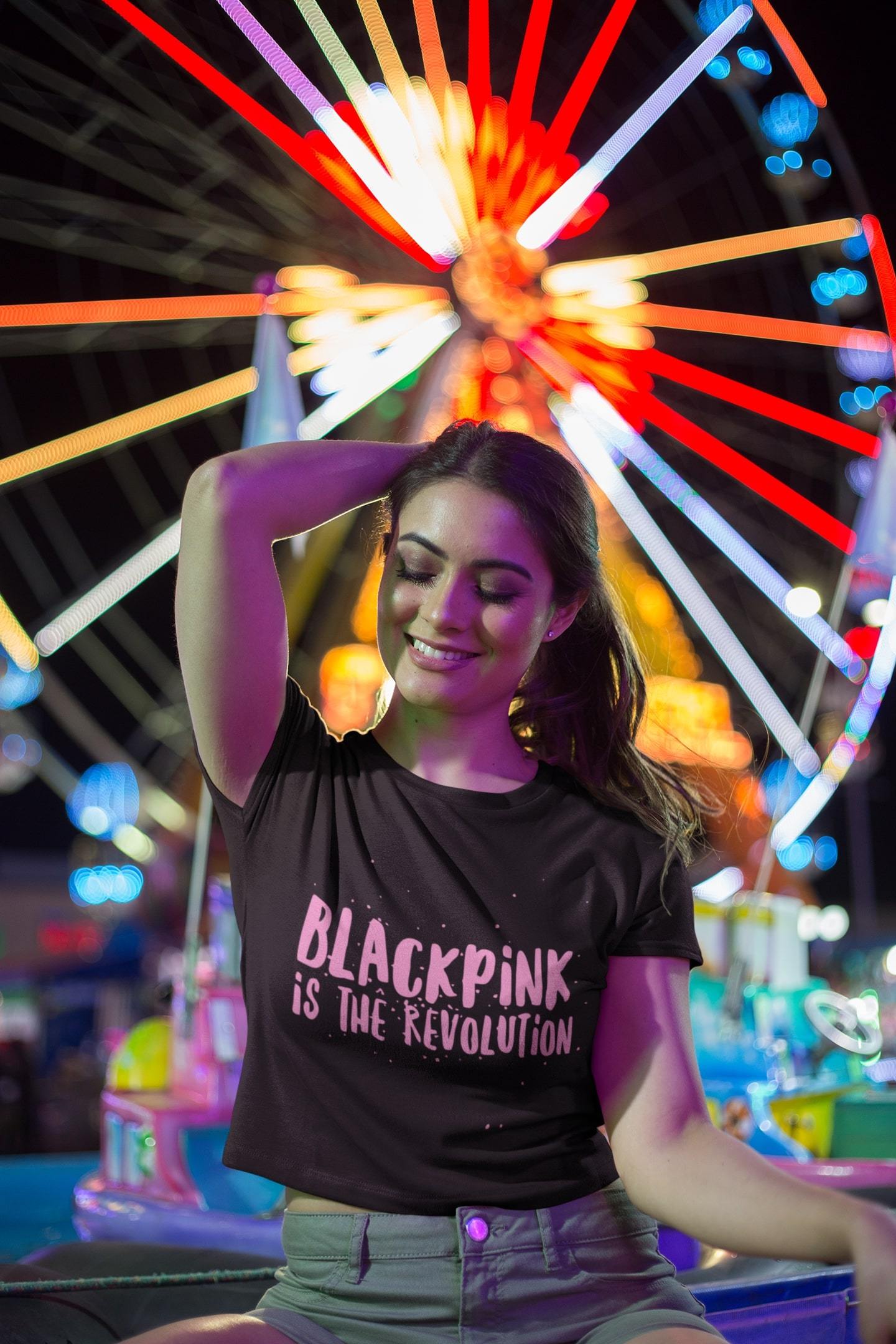 thelegalgang,KPOP BlackPink Revolution Crop Top for Women,CROP TOP.