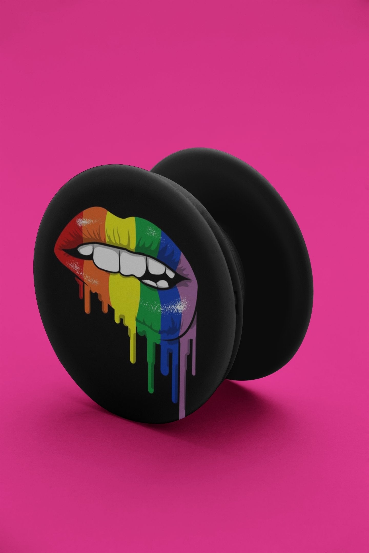 thelegalgang,LGBT Colorful Lips Design Pop Grip,POP GRIPS.