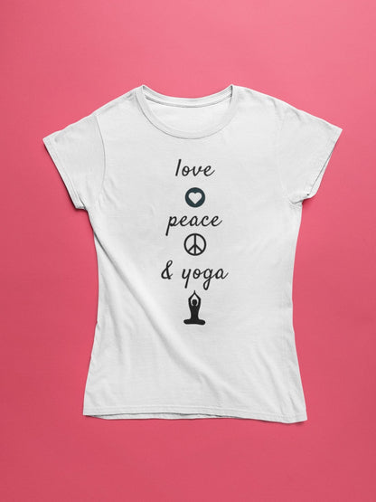 Love Peace & Yoga - Insane Tees