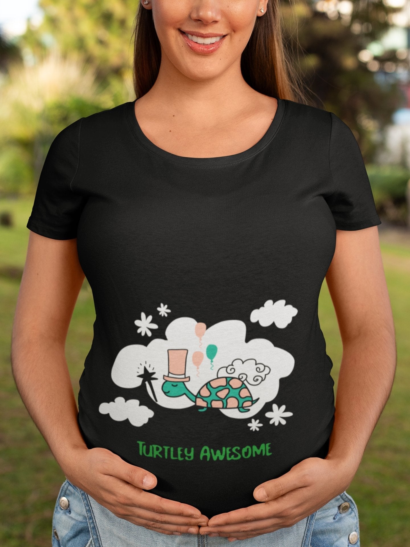 thelegalgang,Turtley Awesome Maternity T shirt,WOMEN.