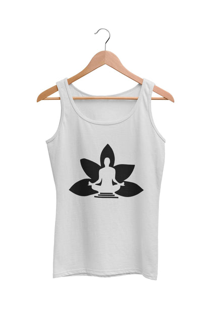 thelegalgang,Meditation Printed Yoga Tank Top,TANK TOP.