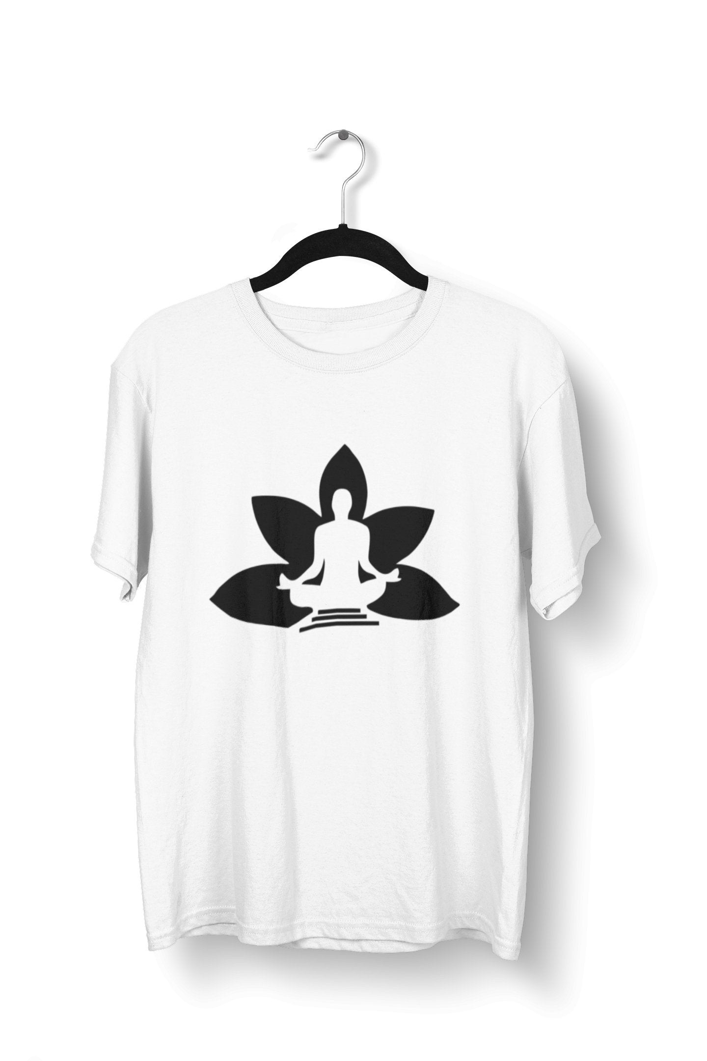 thelegalgang,Meditation Printed Yoga T-Shirt,.